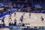😍联合试训5v5！对手单打杨瀚森持球突破 小杨霸气送上钉板大帽